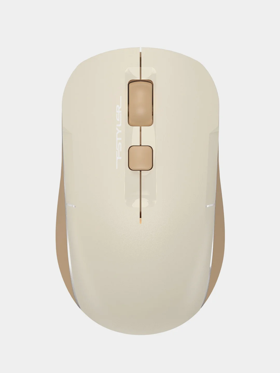 Бежевый беспроводная мышь A4Tech Fstyler FB26CS Air, 2000 dpi, BT/Radio