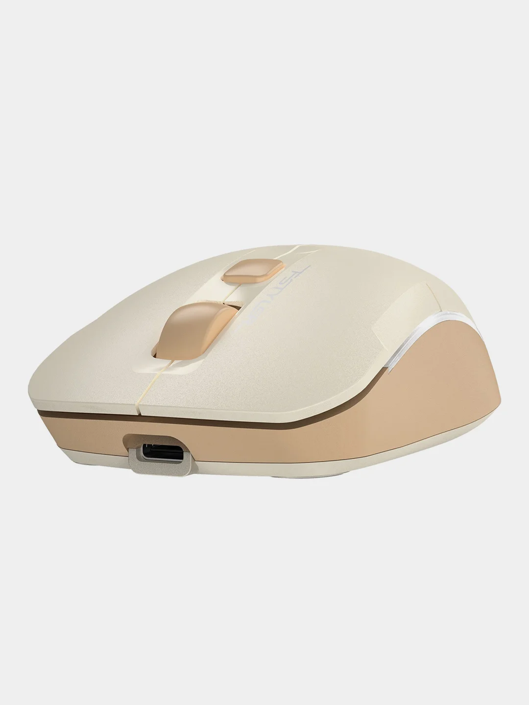 Бежевый беспроводная мышь A4Tech Fstyler FB26CS Air, 2000 dpi, BT/Radio