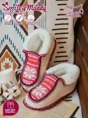 Чуни домашние женские Smile of Milady меховые