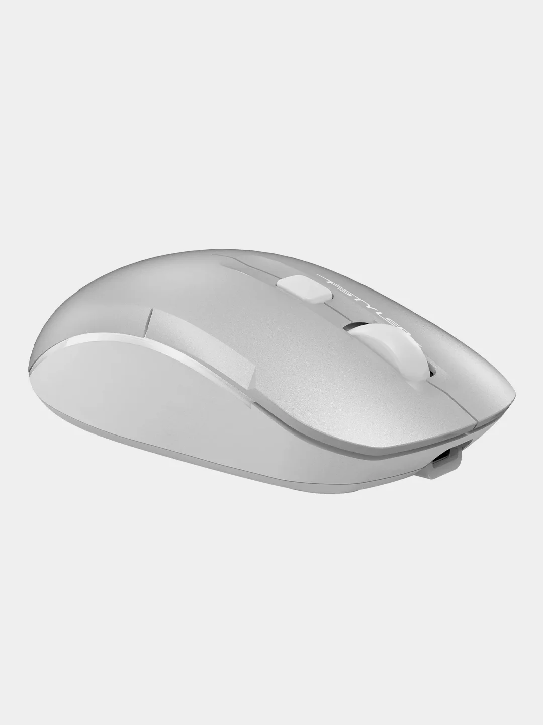 Серебряный беспроводная мышь A4Tech Fstyler FB26CS Air, 2000 dpi, BT/Radio