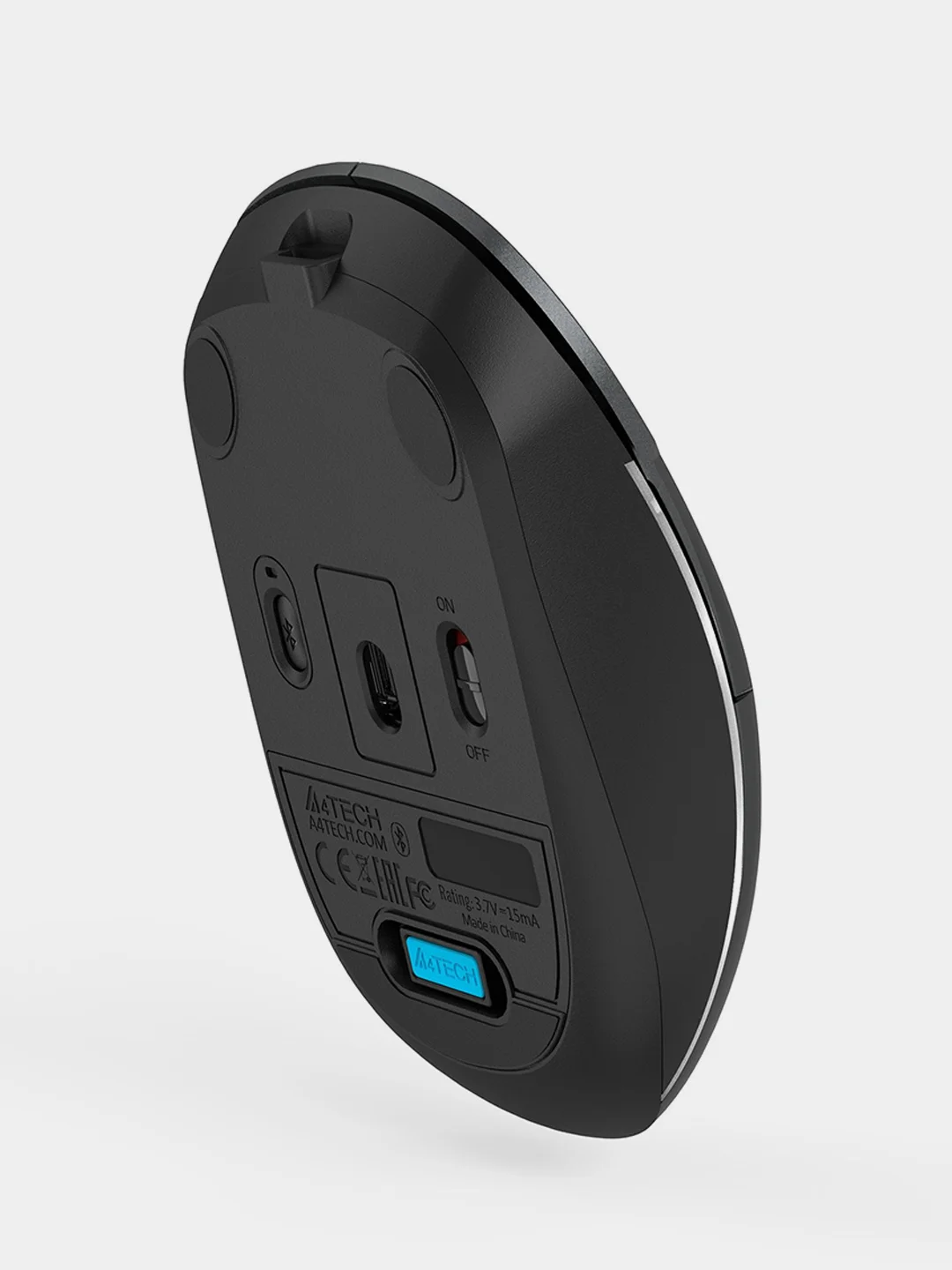 Серый беспроводная мышь A4Tech Fstyler FB26CS Air, 2000 dpi, BT/Radio