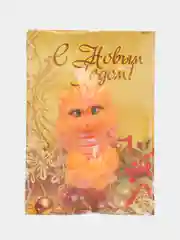 Лайм сувенирное подарочное мыло "Дракон на открытке". Ручная работа