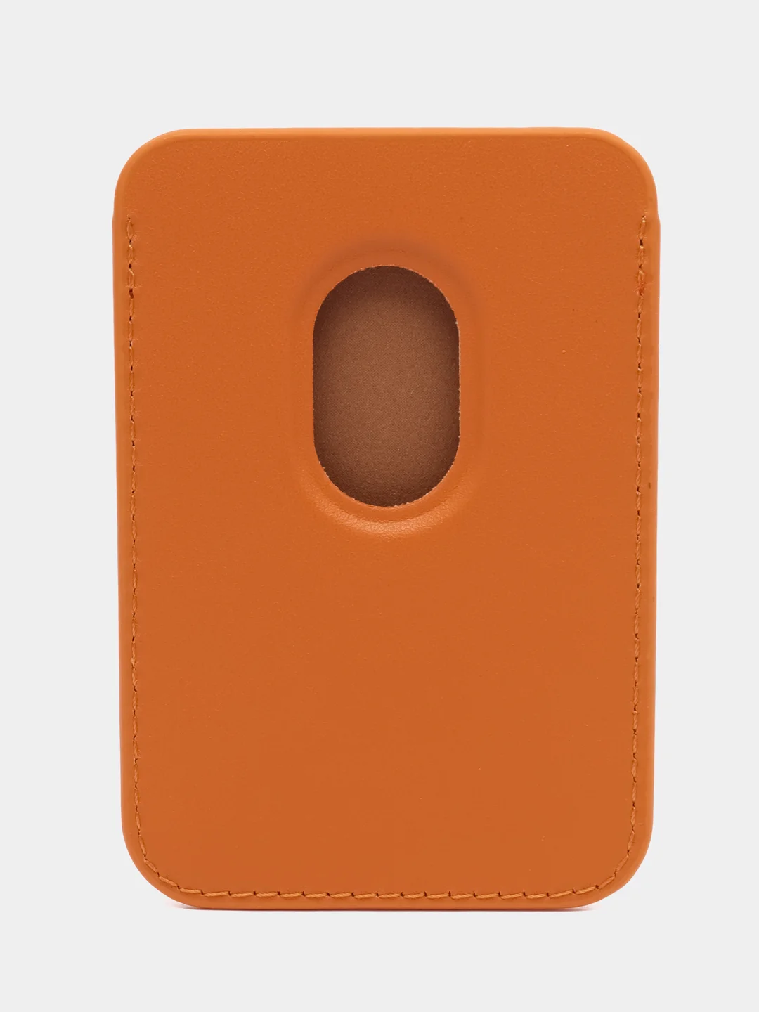 Рыжий картхолдер MagSafe Leather Wallet для iPhone