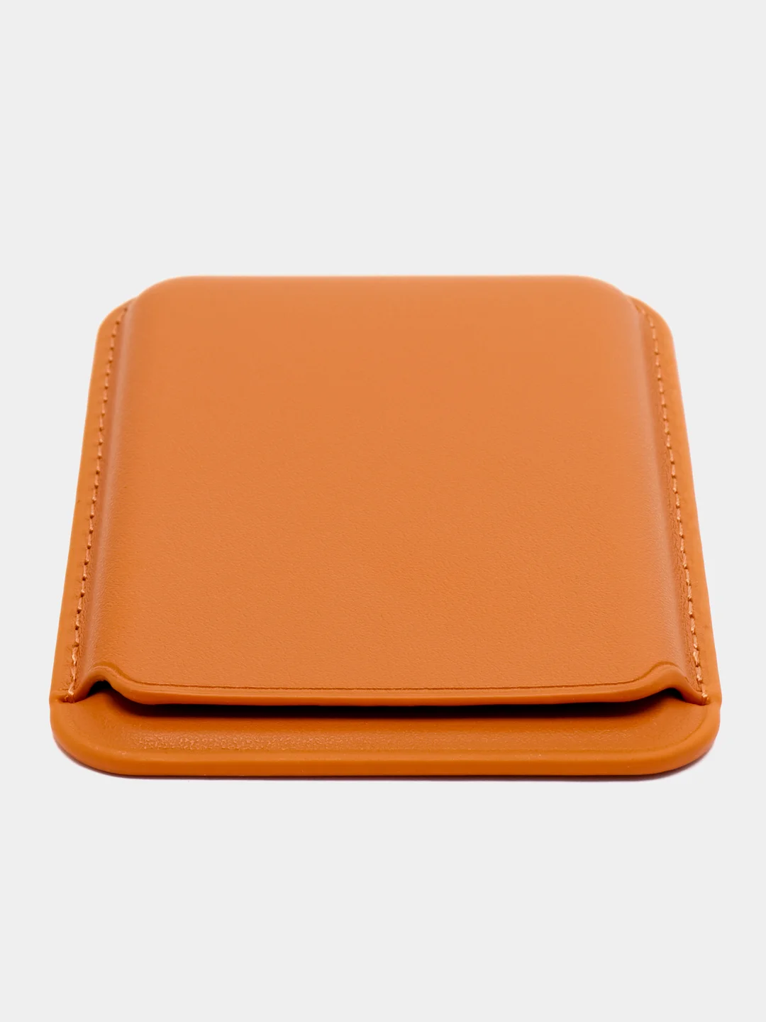 Рыжий картхолдер MagSafe Leather Wallet для iPhone