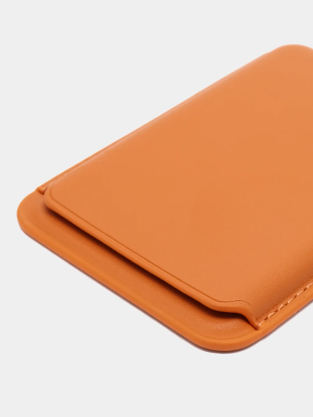 Рыжий картхолдер MagSafe Leather Wallet для iPhone