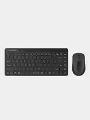 Черный набор: клавиатура и мышь A4Tech Fstyler FG2200 Air, Slim, беспроводной