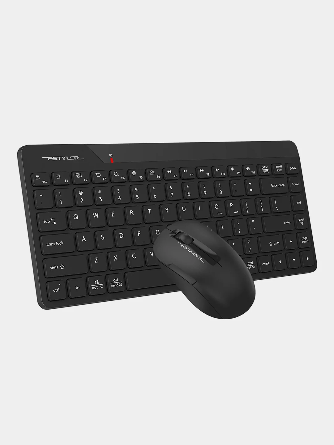 Черный набор: клавиатура и мышь A4Tech Fstyler FG2200 Air, Slim, беспроводной