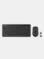 Черный набор: клавиатура и мышь A4Tech Fstyler FG2200 Air, Slim, беспроводной