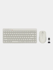 Набор: клавиатура и мышь A4Tech Fstyler FG2200 Air, Slim, беспроводной