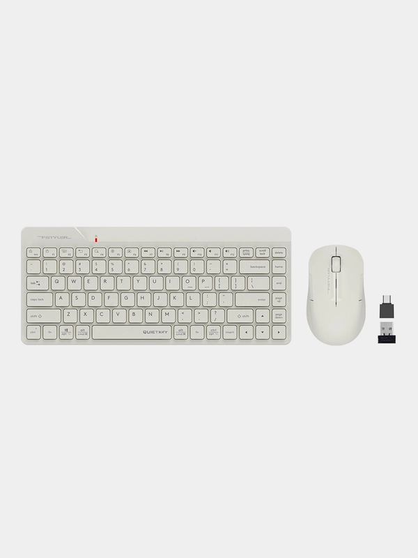 Набор: клавиатура и мышь A4Tech Fstyler FG2200 Air, Slim, беспроводной