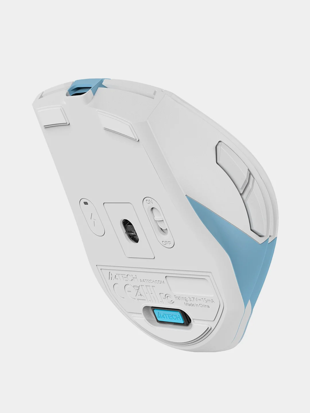Голубой беспроводная мышь A4Tech Fstyler FG45CS Air, 2000 dpi, Radio, 7 кнопок