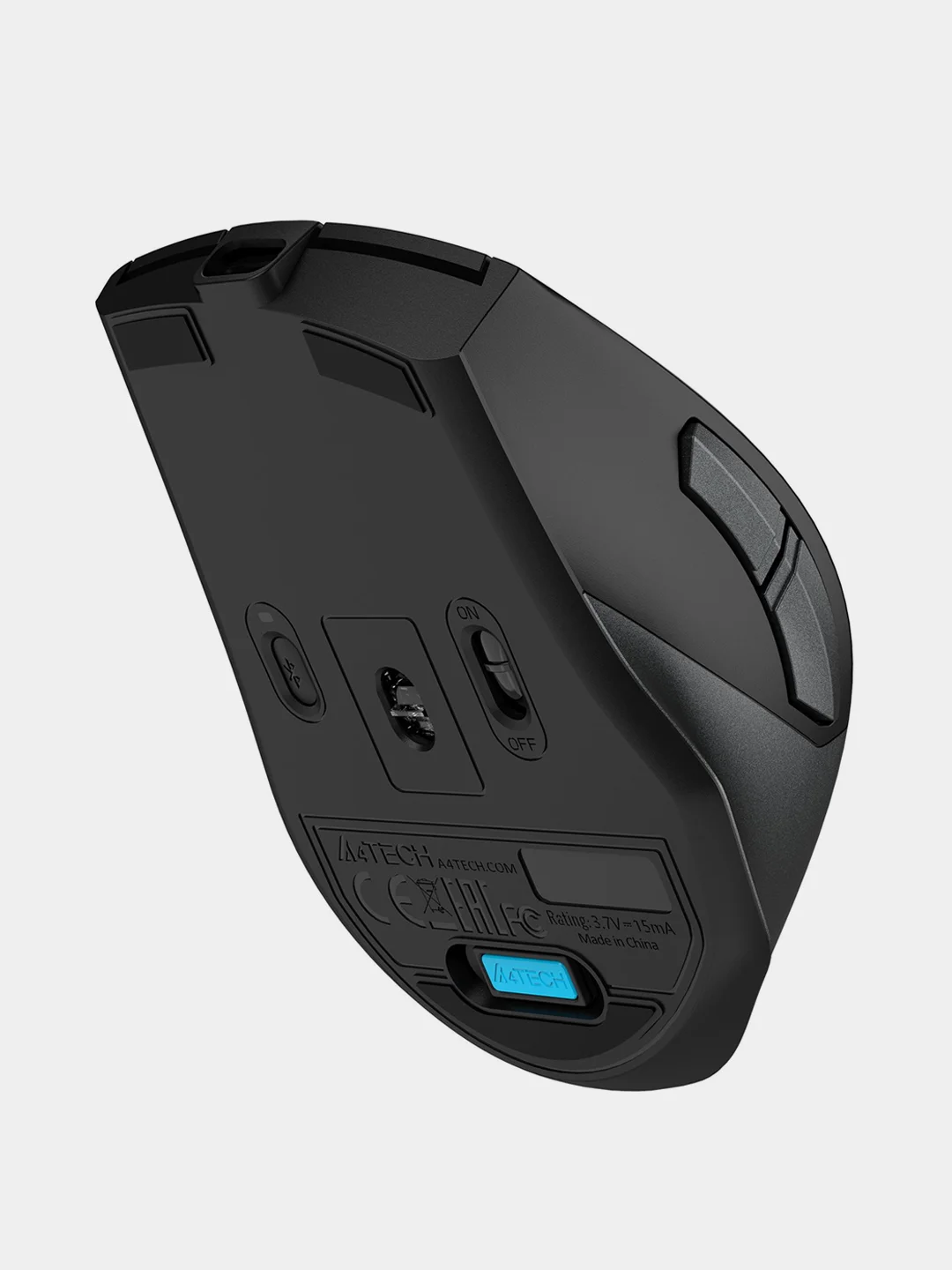Серый беспроводная мышь A4Tech Fstyler FB45CS Air, 2000 dpi, BT/Radio, 7 кнопок