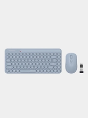 Набор: клавиатура и мышь A4Tech Fstyler FG3200 Air, Slim, мультимедиа, беспроводной