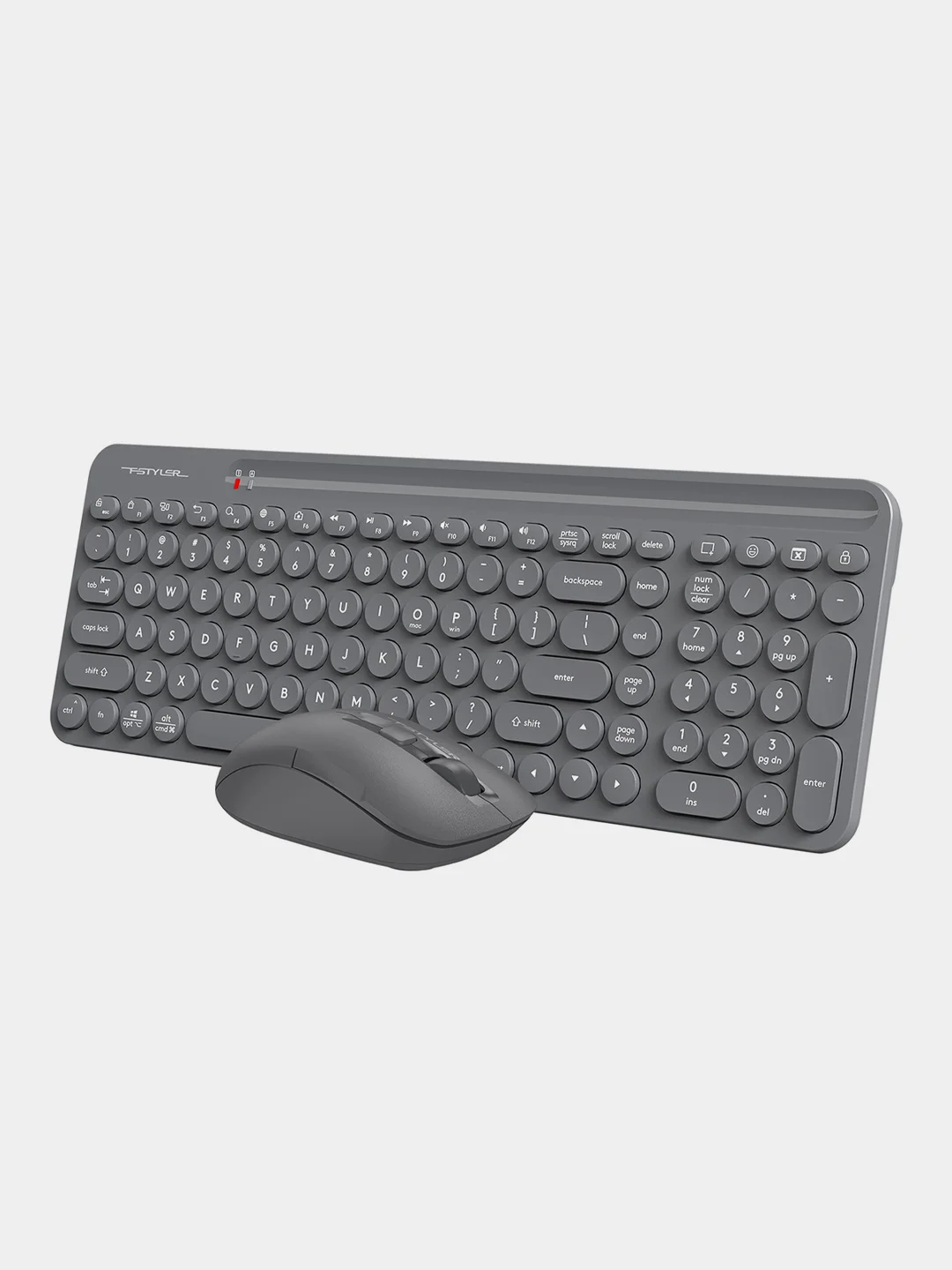 Голубой набор: клавиатура и мышь A4Tech Fstyler FG3300 Air, Slim, мультимедиа, беспроводной
