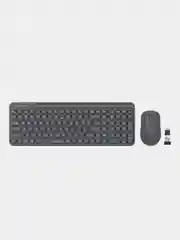 Серый набор: клавиатура и мышь A4Tech Fstyler FG3300 Air, Slim, мультимедиа, беспроводной