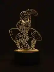 Оранжевый светильник-ночник 3D светодиодный LED, подарок