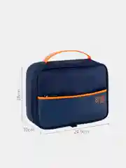 Синий меланж дорожная сумка для кабелей,USB-органайзер для гаджетов,проводов,сумка для хранения