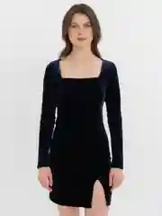 Индиго платье женское, вечернее