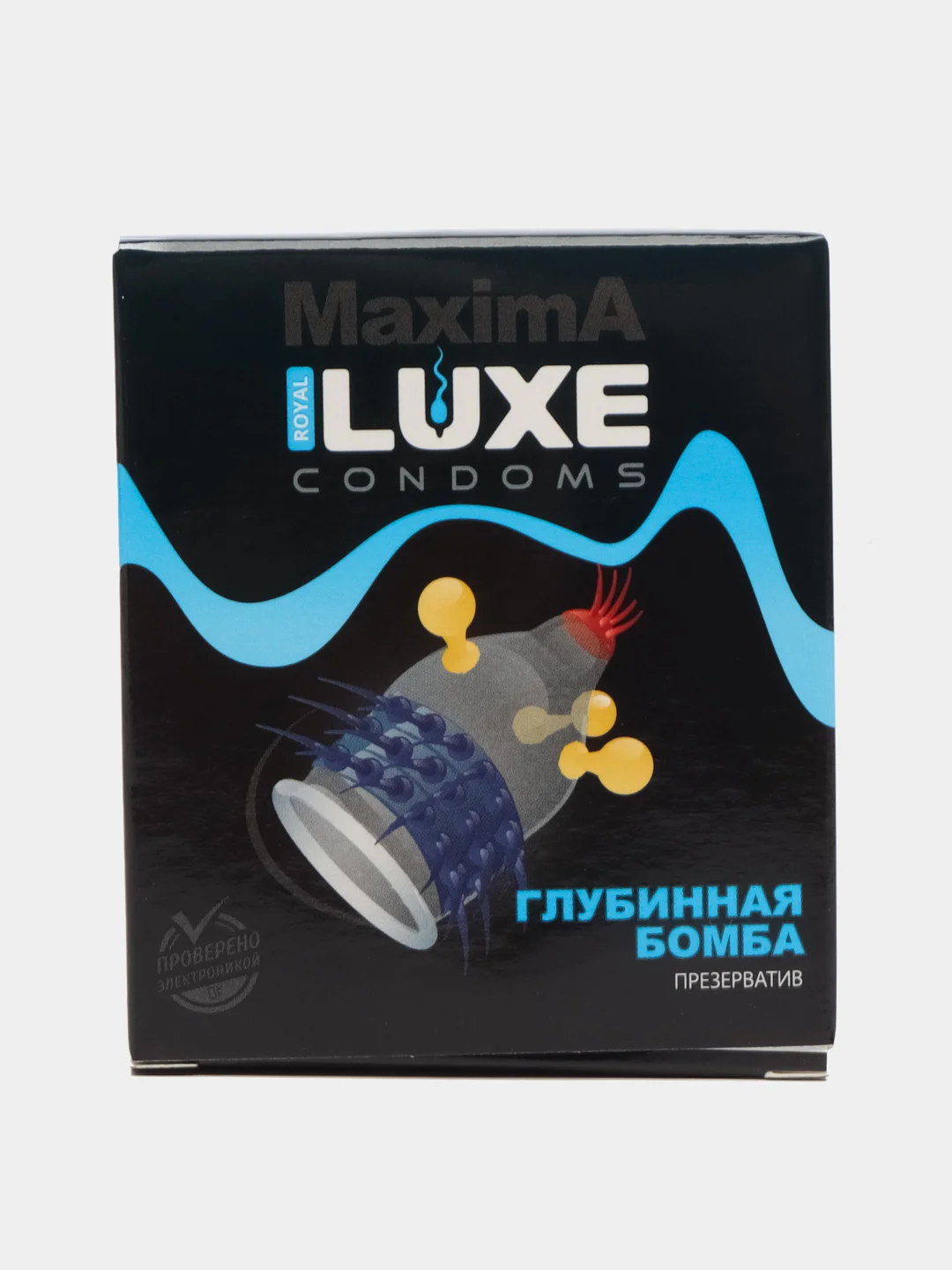 Презерватив Luxe Maxima "Глубинная бомба" стимулирующий, с усиками, 1 шт