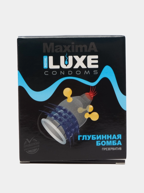 Презерватив Luxe Maxima "Глубинная бомба" стимулирующий, с усиками, 1 шт