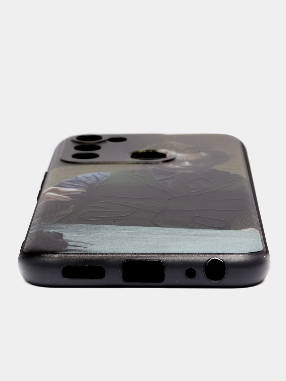Зеленый чехол силиконовый на Tecno Spark 8C и Tecno Go 2022 (Текно Спарк 8С и Текно Го 2022)