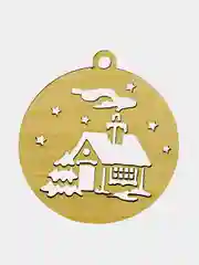 Елочные игрушки, деревянные, набор для росписи