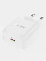 USB-C Зарядное устройство BOROFONE BN3 Premium с быстрой зарядкой PD 20W, белый