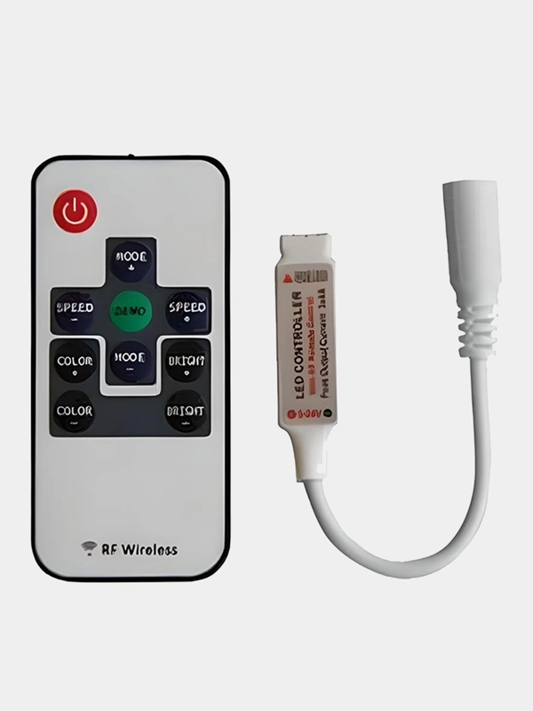 Rgb-контроллер MINI (12/24V, 72/144W) с пультом для светодиодной ленты
