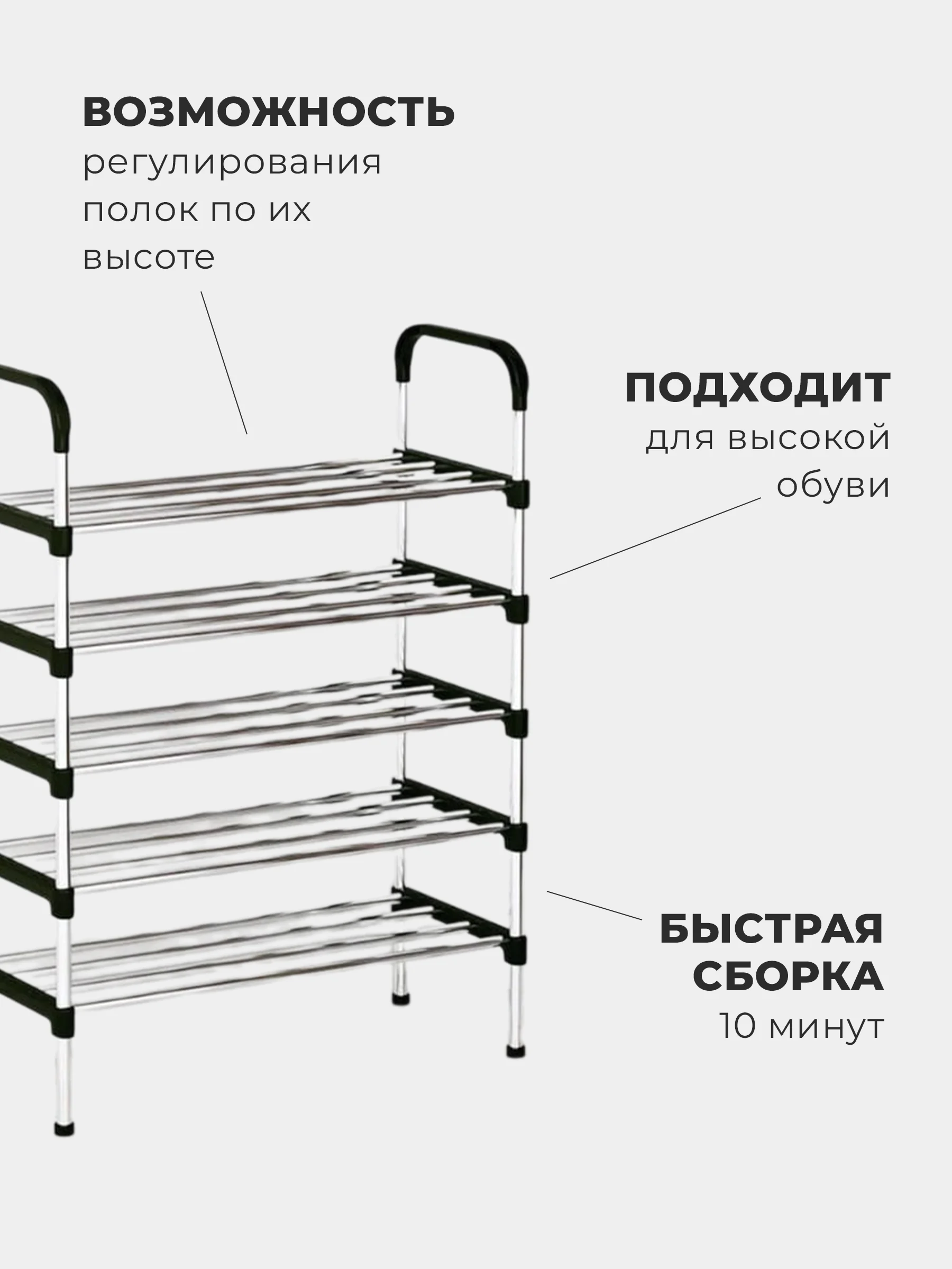 Обувница, этажерка для обуви, тумбочка, полка, стеллаж для обуви для прихожей