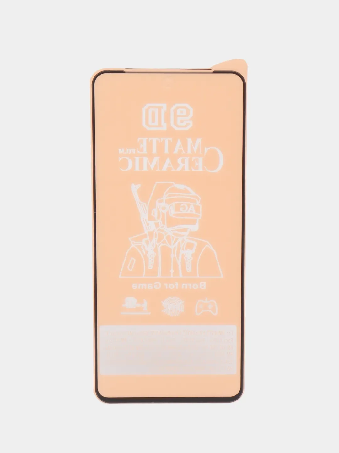 Черный защитная керамическая матовая пленка Xiaomi Poco X5/X5 Pro/X4 Pro/ X3 Pro/X3 NFC Поко Х3