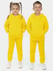 Желтый костюм для мальчика, для девочки Утенок, флисовый