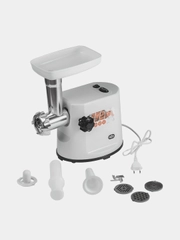 Мясорубка электрическая с насадками OLTO HM-080, 1800 Вт, белая