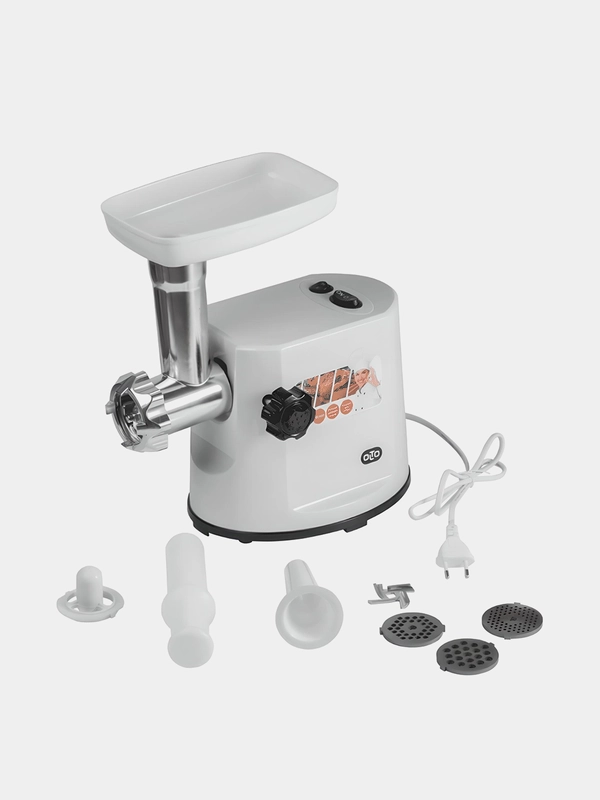 Мясорубка электрическая с насадками OLTO HM-080, 1800 Вт, белая
