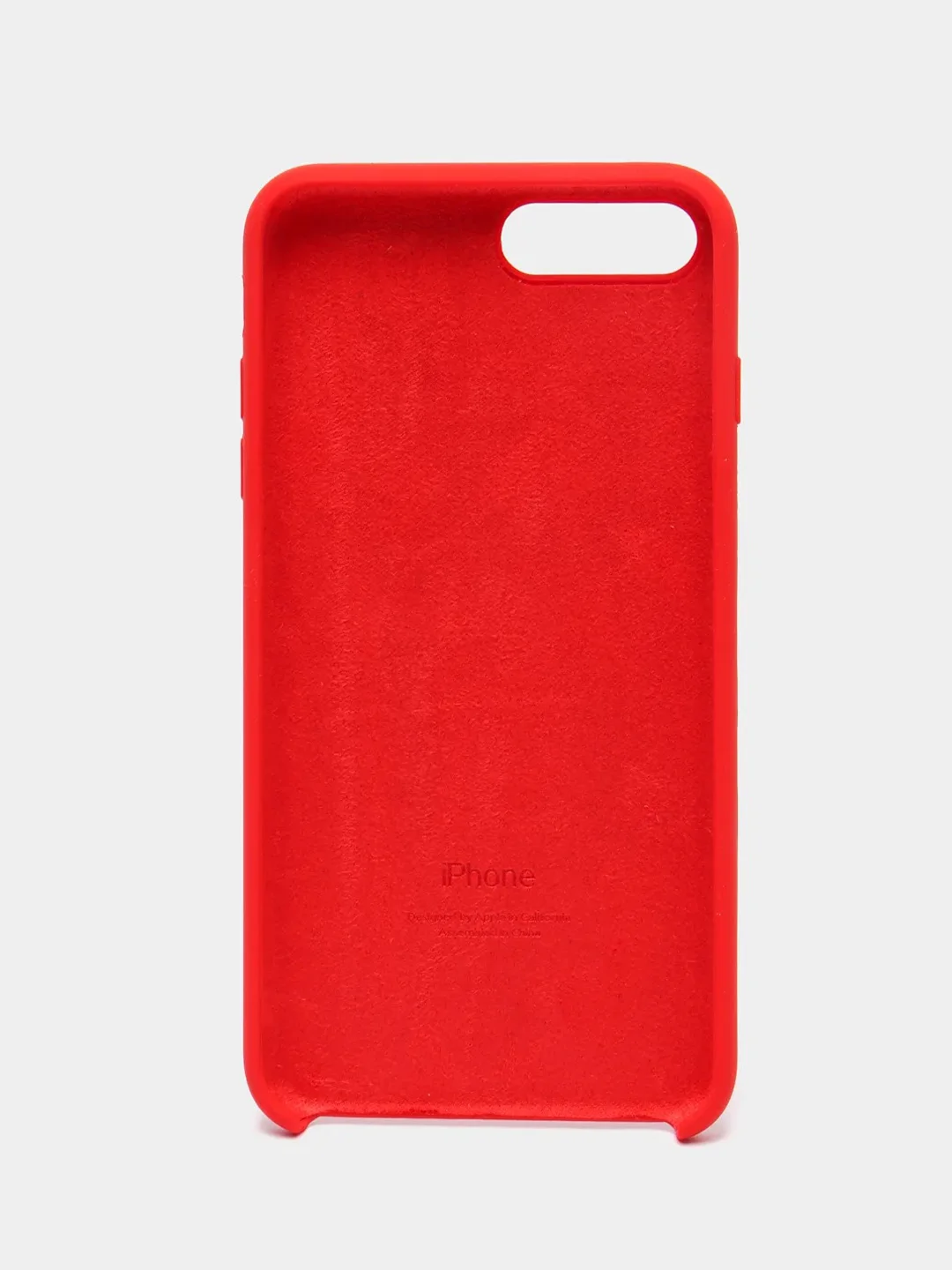 Красный чехол Silicone Case ( Чехол силиконовый ) для iPhone 7/ iPhone 7 plus