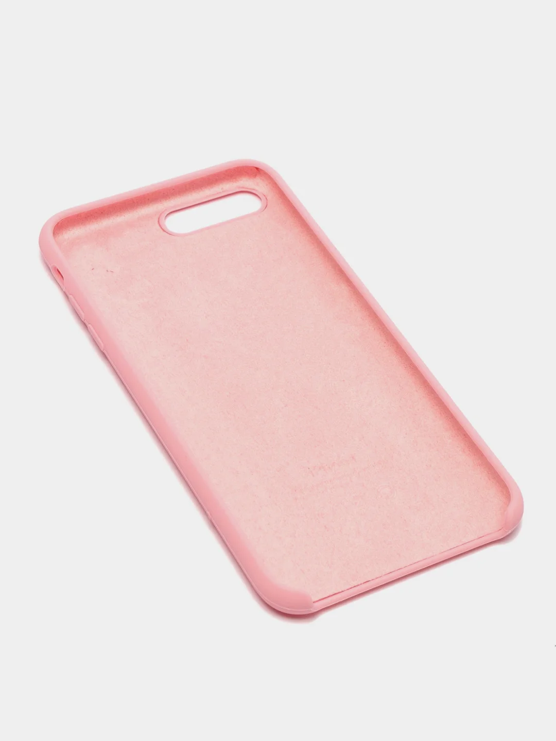 Розовый чехол Silicone Case ( Чехол силиконовый ) для iPhone 7/ iPhone 7 plus