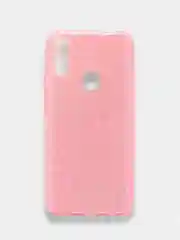 Розовый чехол блестящий Honor 9X, Huawei P Smart Z накладка с блёстками
