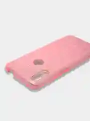 Розовый чехол блестящий Honor 9X, Huawei P Smart Z накладка с блёстками