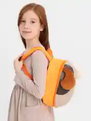 Бежевый рюкзак детский