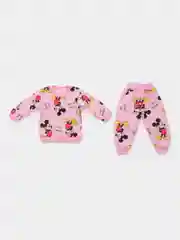 Розовый костюм спортивный, повседневный для детей, для малышей c Микки Маусом "Posh Detki"