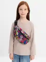 Тёмно-розовый сумка бананка детская, унисекс