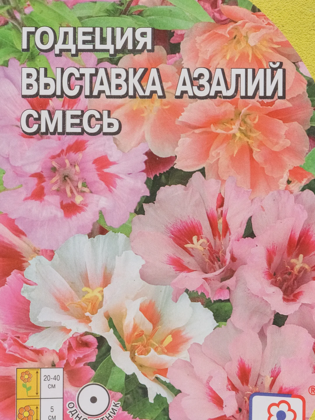 Семена цветов Годеция "Выставка Азалий", смесь, 0,1 г
