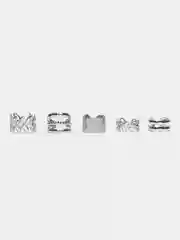 Серебряный серьги каффы, набор из 5 штук