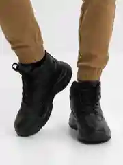 Черный мужские кроссовки, зимние, с мехом