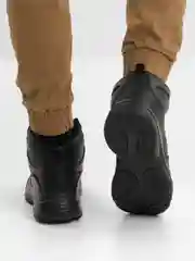 Черный мужские кроссовки, зимние, с мехом