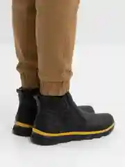 Черный ботинки зимние мужские Rieker из натуральной кожи