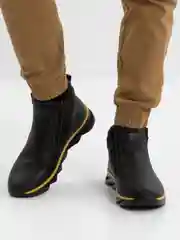 Черный ботинки зимние мужские Rieker из натуральной кожи