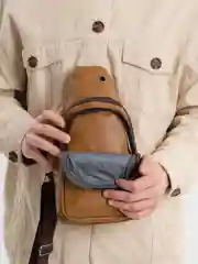 Коричневый сумка мужская