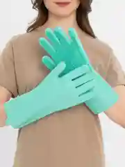Силиконовые многофункциональные перчатки для мытья и чистки, 33 см