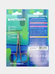 Ножницы для кожи METZGER CS-1/7-S (CVD), изогнутые блестящие
