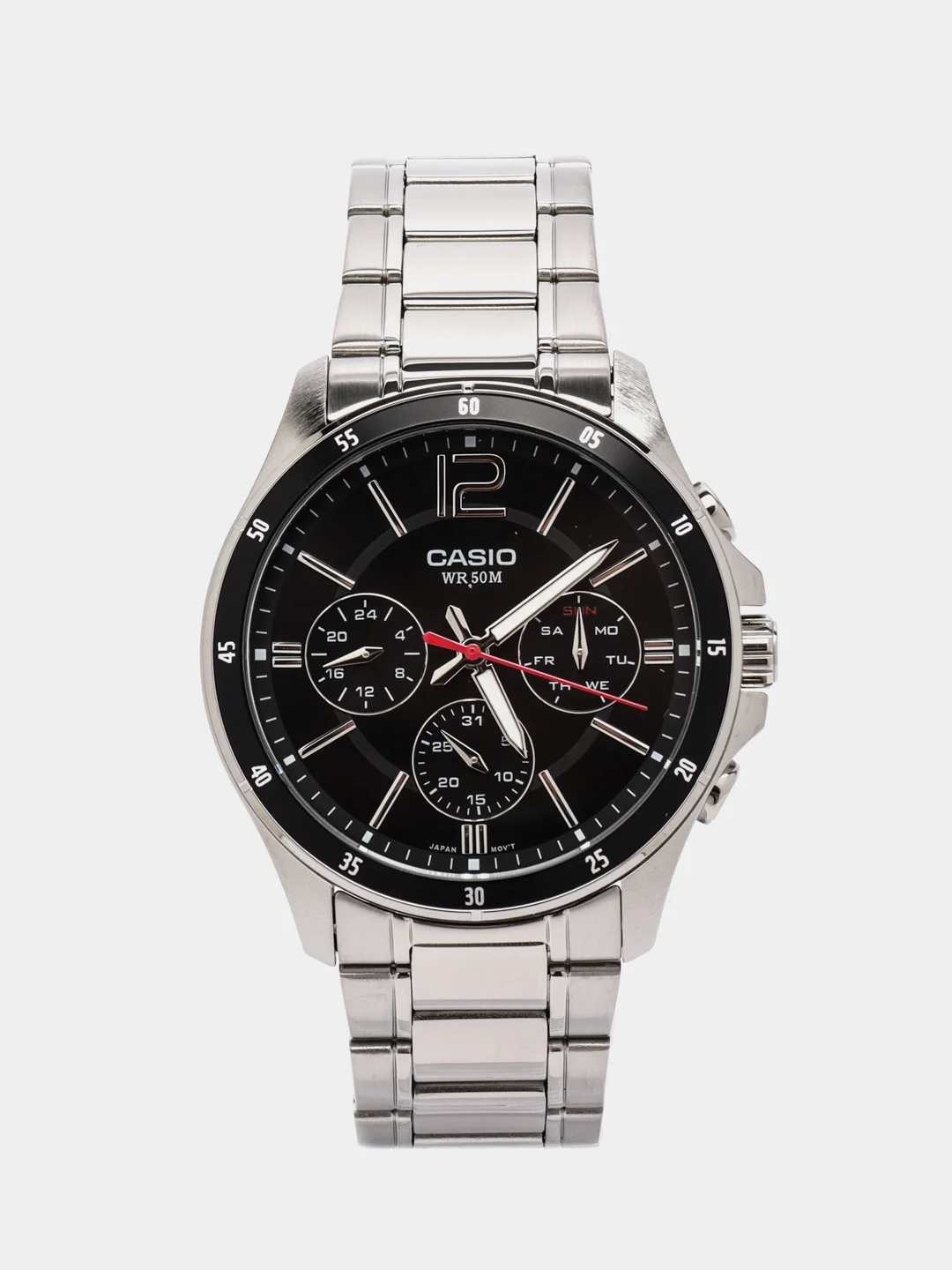 Серебряный часы наручные Casio MTP-1374